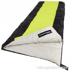 Sleeping Bag, 2-Season With Carrying Bag For Adults and Kids, Otter Tail Sleeping Bag By Wakeman Outdoors (Neon Green) (For Camping And Festivals) 564690334